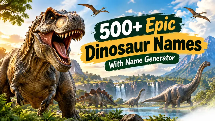 dinosaur names with name generator