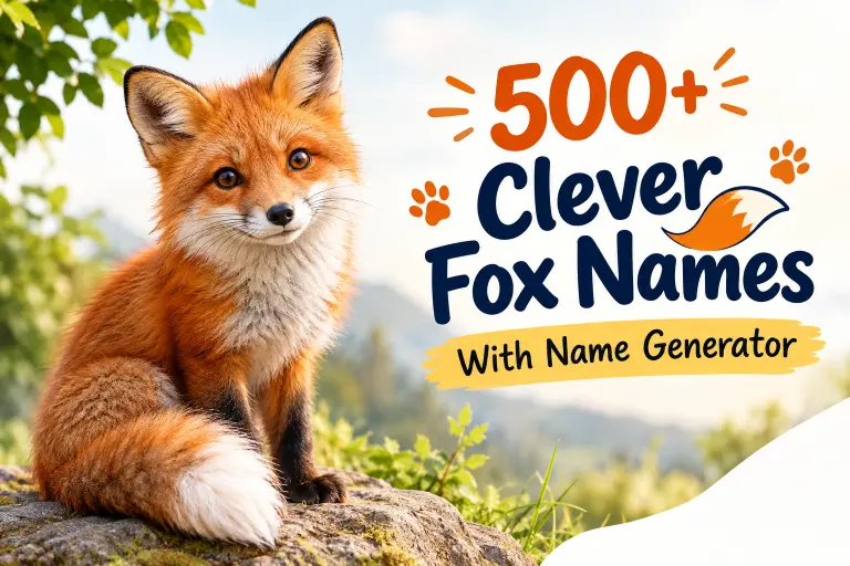 Fox Names with name generator