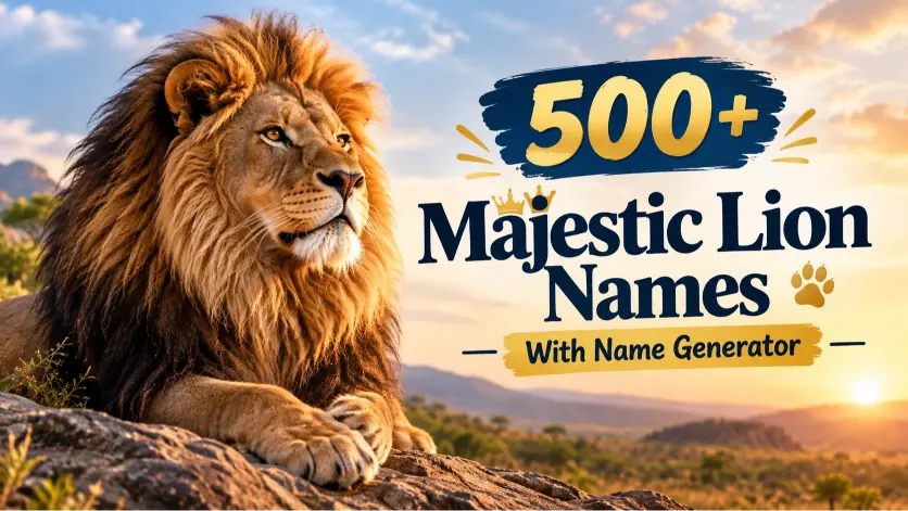 lion names with name generator
