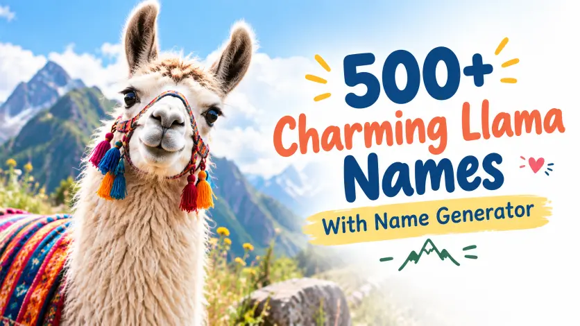 llama names with name generator
