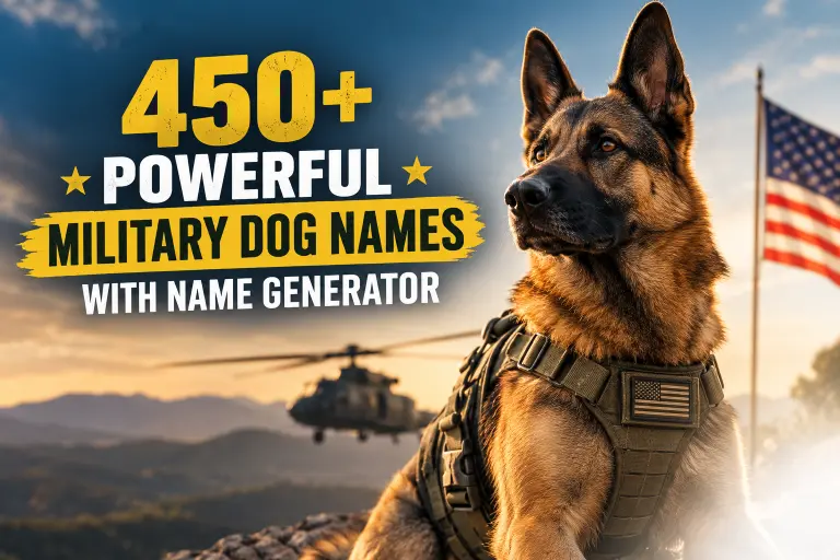 Military Dog Names With Name Generator
