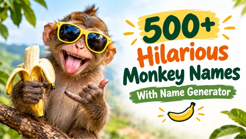 monkey names with name generator