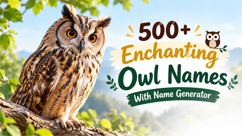 owl names with name generator