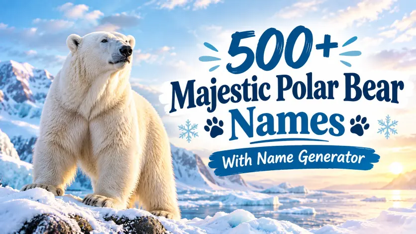 polar bear names with name generator
