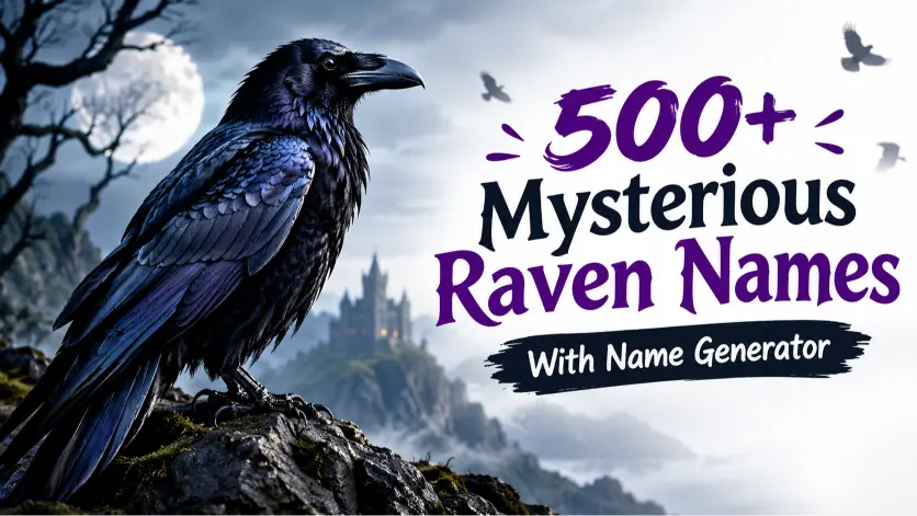 raven names with name generator