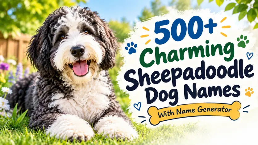 Sheepadoodle Dog Names With Name Generator