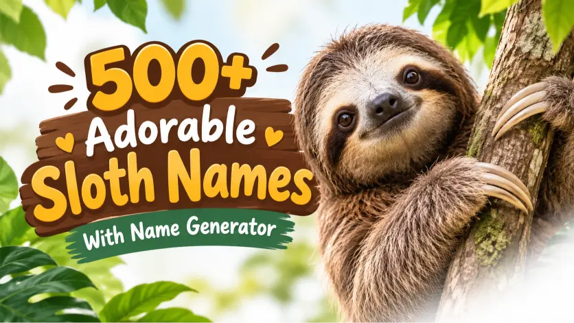 sloth names with name generator