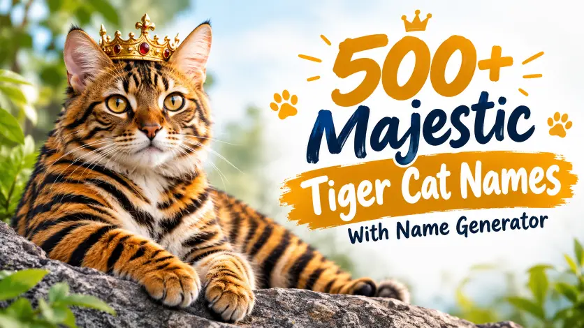 tiger cat names with name generator