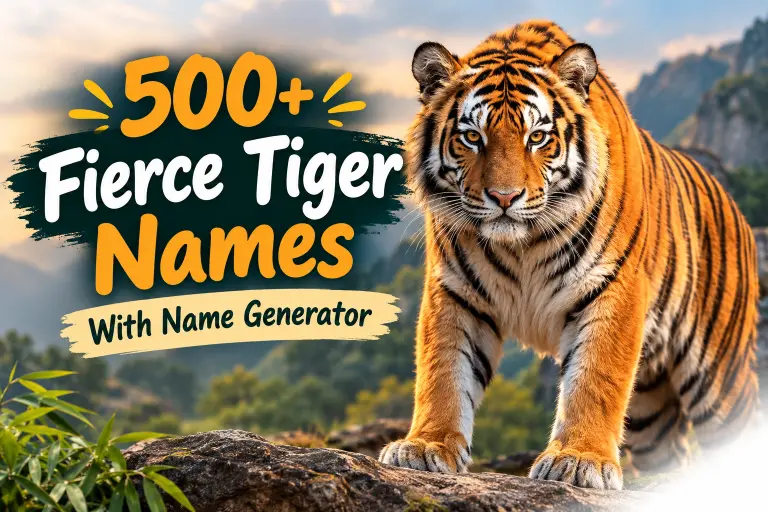 Tiger Names with name generator
