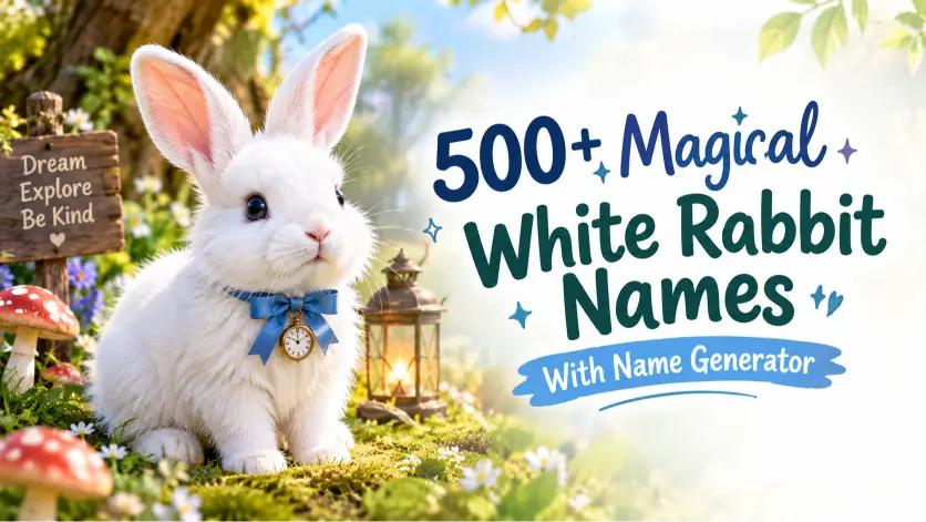 White Rabbit Names With Name Generator