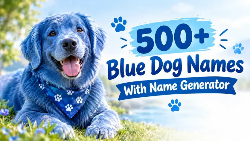 blue dog names with name generator